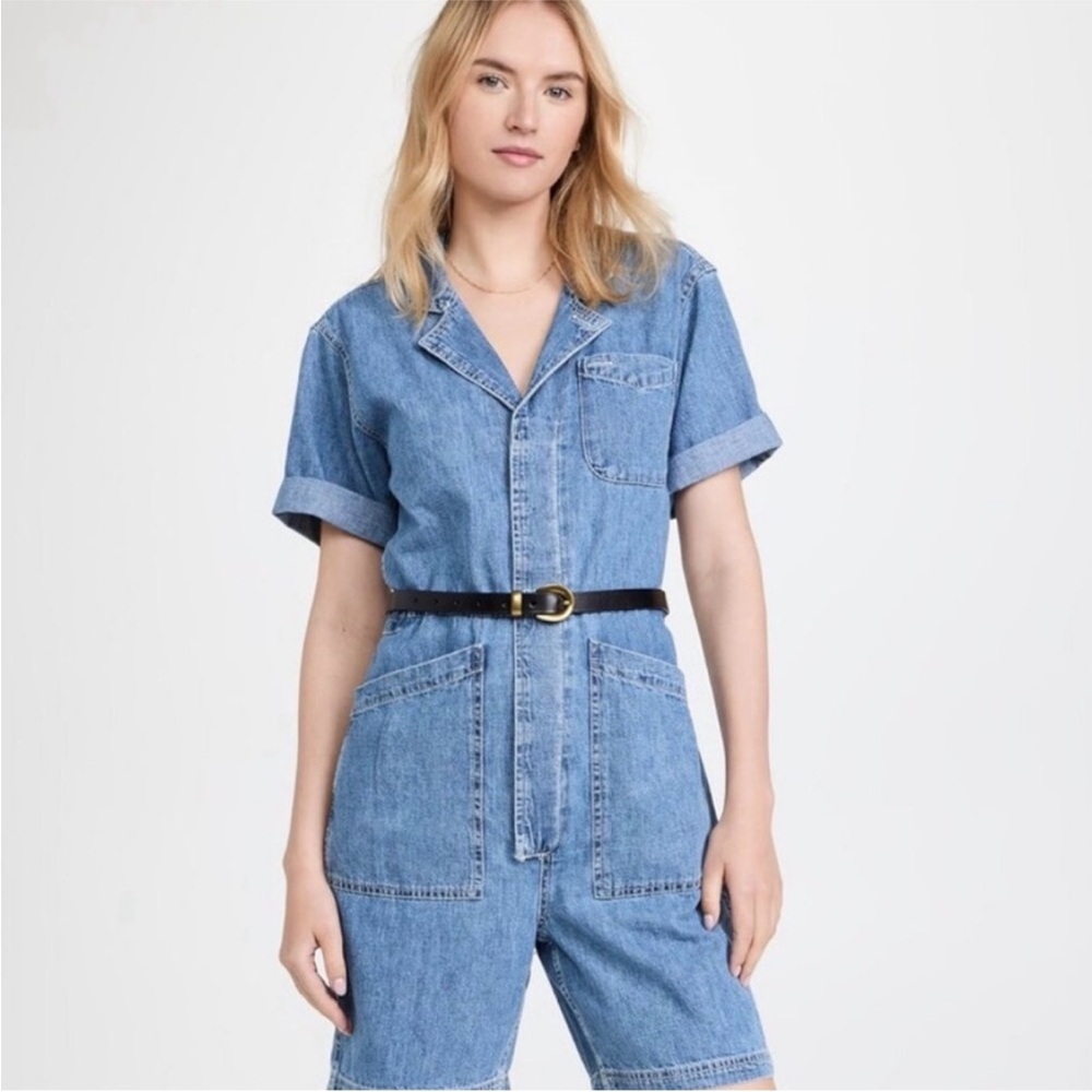 Alex Mill Blue Denim Women’s Jeans Romper XL